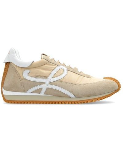 Loewe Flow Lace-up Trainers - Natural