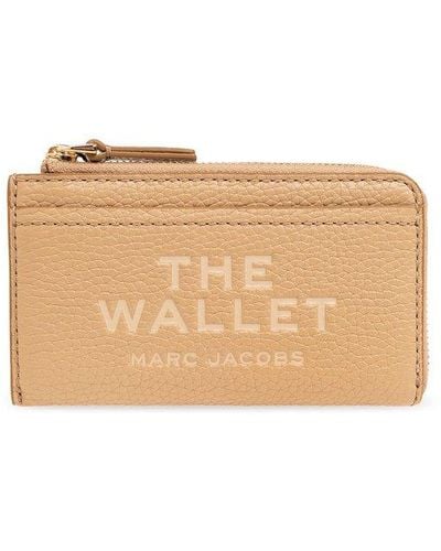 Marc Jacobs Leather Wallet, - Natural