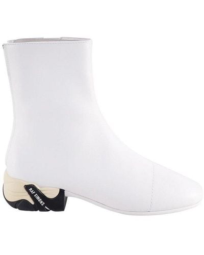 Raf Simons Solaris Paneled Design High Boots - White