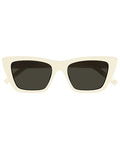 Saint Laurent Sl 276 Mica Cat-eye Sunglasses - White
