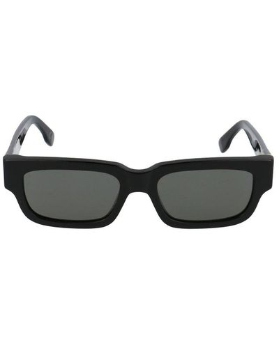 Retrosuperfuture Roma Rectangular Frame Sunglasses - Black