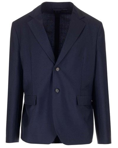 Acne Studios Single-breasted Buttoned Blazer - Blue