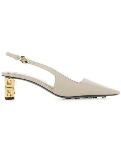 Givenchy G Cube Slingback Pumps - White