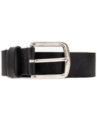DIESEL Leather Belt - Black