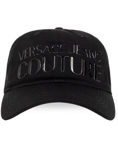 Versace Baseball Cap With Logo - Black