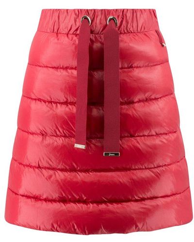 Herno Ultralight Nylon Skirt - Red