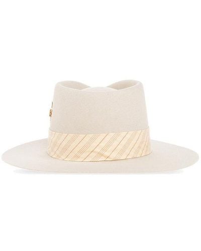 Nick Fouquet Rodeo Fedora Hat - White