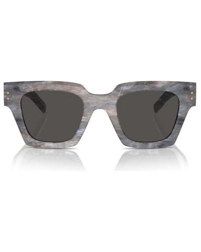 Dolce & Gabbana Square Frame Sunglasses - Gray