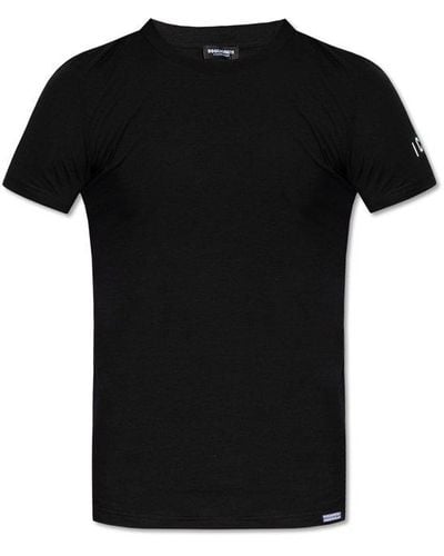 DSquared² T-shirt With Logo, - Black
