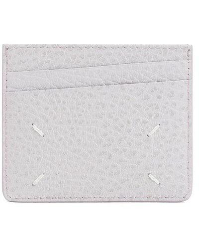 Maison Margiela Leather 6 Card Holder Smallleathergoods - White