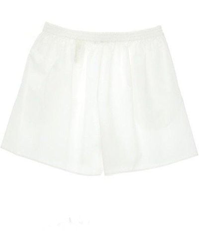 The Row High Waist Shorts - White