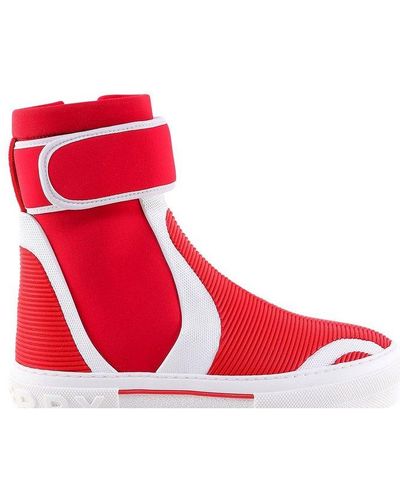 Burberry Sneakers Sub Touch-strap Sneakers - Red