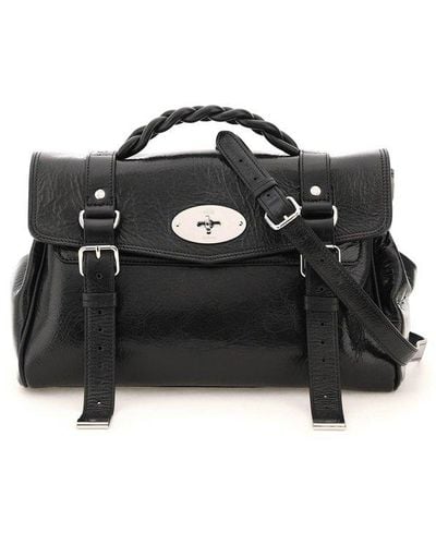 Mulberry Alexa Twist-lock Shoulder Bag - Black