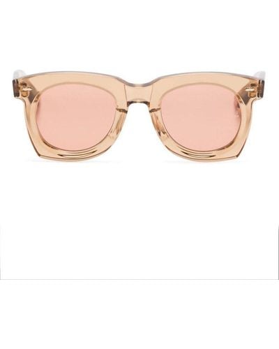 Jacques Marie Mage Square Frame Sunglasses - Pink