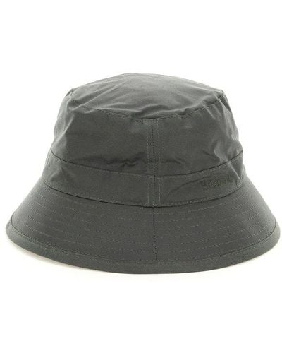 Barbour Waxed Bucket Hat - Grey