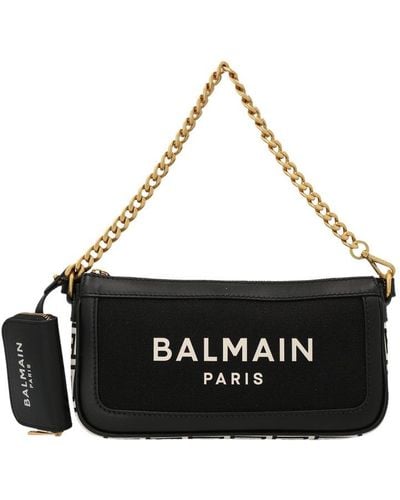 Balmain B-army Clutch Bag - Black