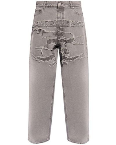 Y. Project Straight-leg Jeans, - Gray