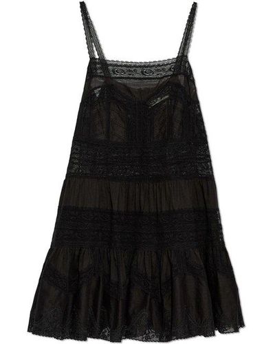 Zimmermann Strapped Mini Dress - Black