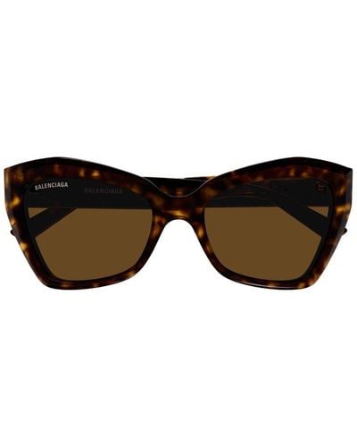 Balenciaga Butterfly Frame Sunglasses - Multicolor