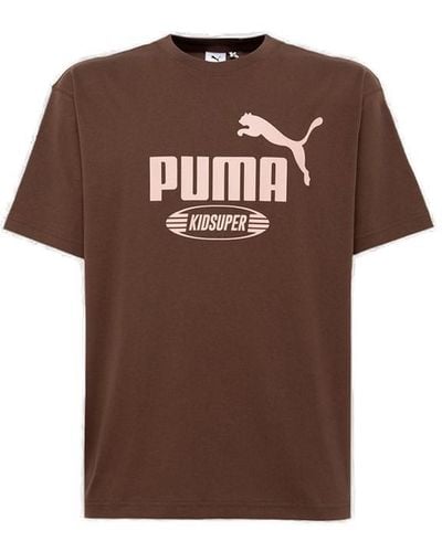 PUMA X Kidsuper Studios Crewneck T-shirt - Brown