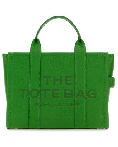 Marc Jacobs Logo-embossed Medium Tote Bag - Green