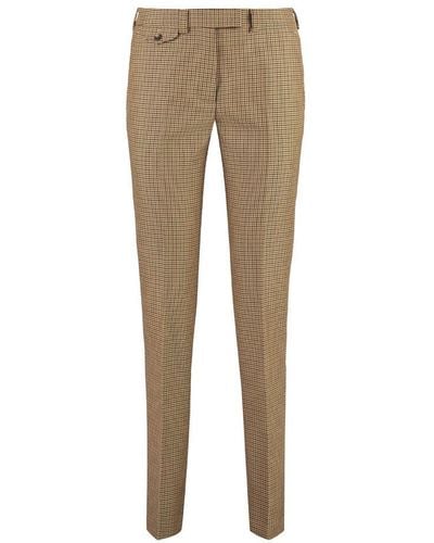 Bally Houndstooth Trousers - Natural