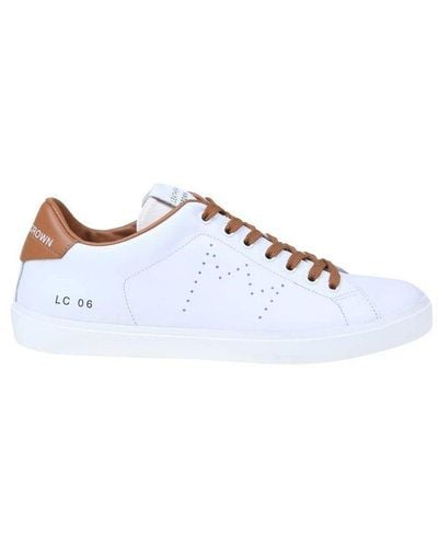 Leather Crown Low-top Trainers - White