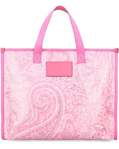 Etro Globtter Tote - Pink