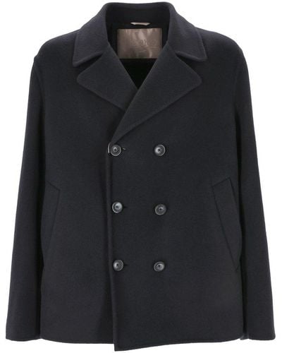 Herno Double-breasted Jacket - Black
