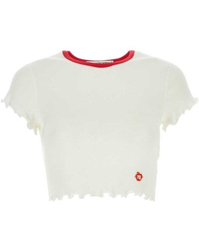 T By Alexander Wang Top With Logo - White