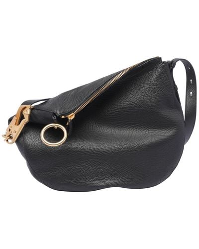 Burberry Medium Knight Bag - Black