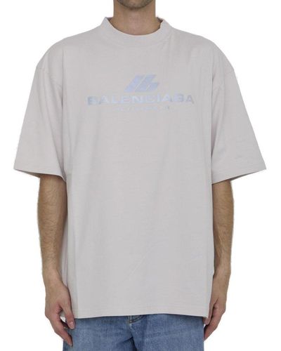 Balenciaga Activewear Medium Fit T-shirt - Grey