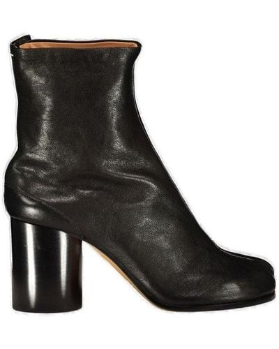 Maison Margiela Tabi Block Heeled Ankle Boots - Black