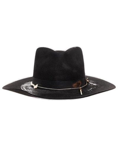 Nick Fouquet Avedon Fedora Hat - Black