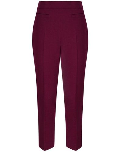 Fendi Wool Pants - Purple