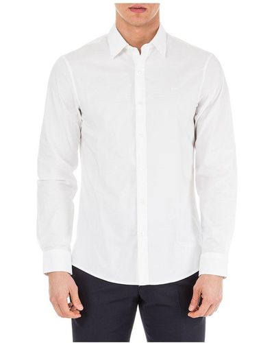 Michael Kors Long Sleeve Shirt Dress Shirt - White