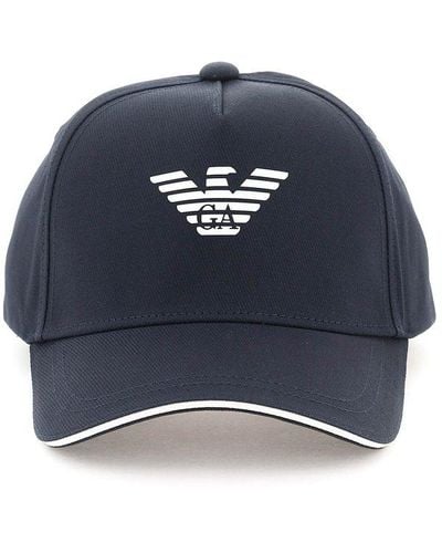 Emporio Armani Emporio Baseball Logo Cap - Blue