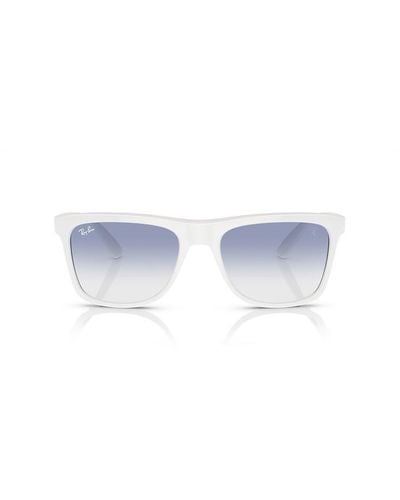 Ray-Ban Ray Ban Square Frame Sunglasses - White