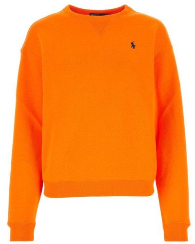 Polo Ralph Lauren Classic Pony Crewneck Sweater - Orange