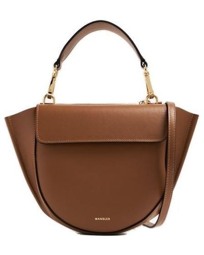 Wandler Hortensia Mini Top Handle Bag - Brown