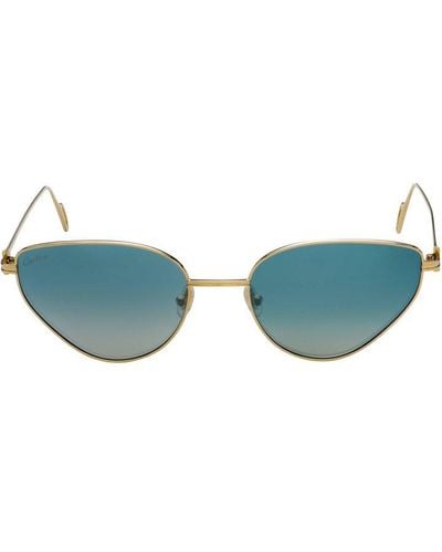 Cartier Cat-eye Frame Sunglasses - Metallic