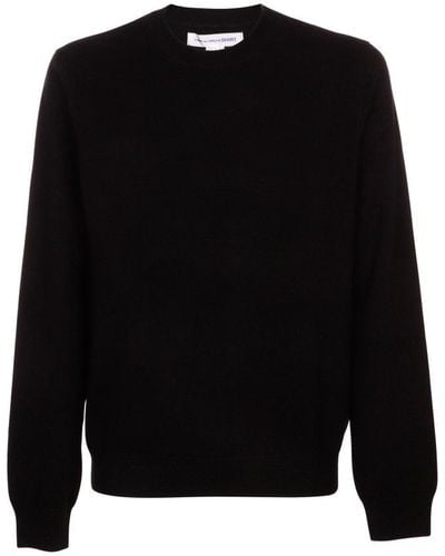 Comme des Garçons Crewneck Knitted Sweater - Black