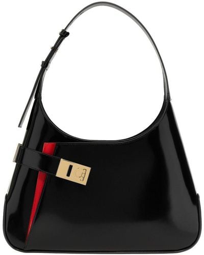Ferragamo ‘Arch’ Shoulder Bag - Black