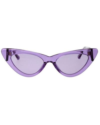Linda Farrow X The Attico Dora Cat-eye Sunglasses - Purple