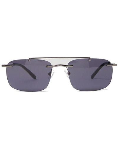 Eytys Avery Rimless Square Sunglasses - Grey