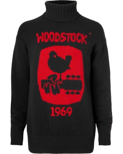 Moncler 3 Grenoble Woodstock Roll Neck Sweater - Black