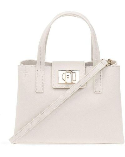 Furla ‘1927 Medium’ Shopper Bag - White