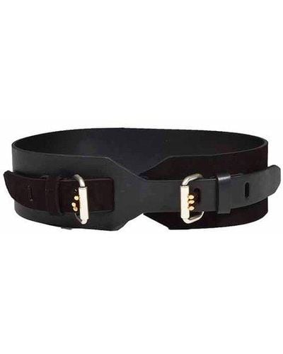Etro Double-buckle Fastened Belt - Black