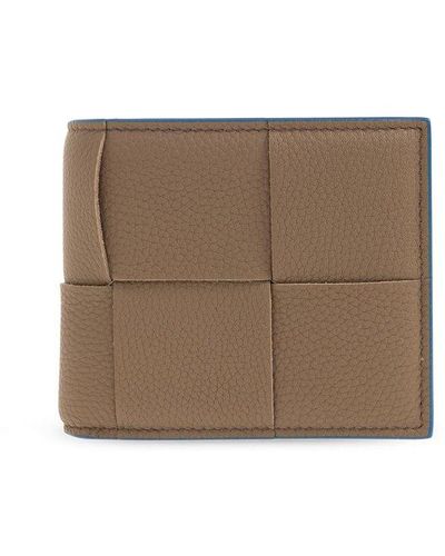 Bottega Veneta Leather Bifold Wallet - Brown