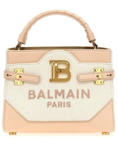 Balmain B-buzz 22 Hand Bags Pink - White